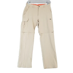 Flatwood Threads Convertible Cargo Pants Mens Large 36/38 Zip Off Hiking Outdoor